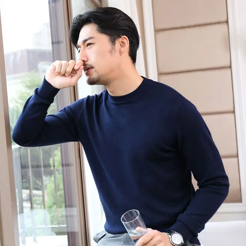 Man Clothes Pullovers Solid Co - огляд і ціна Winter Clothing Colors