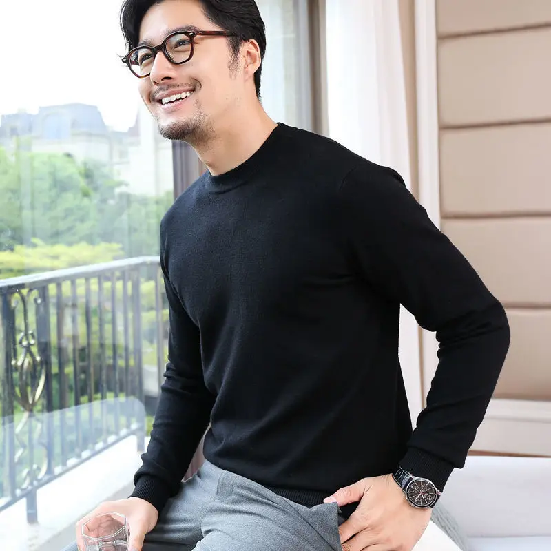 Man Clothes Pullovers Solid Co - огляд і ціна Winter Clothing Colors