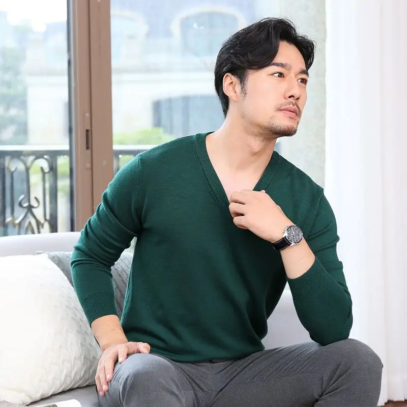 Man Clothes Pullovers Solid Co - огляд і ціна Winter Clothing Colors