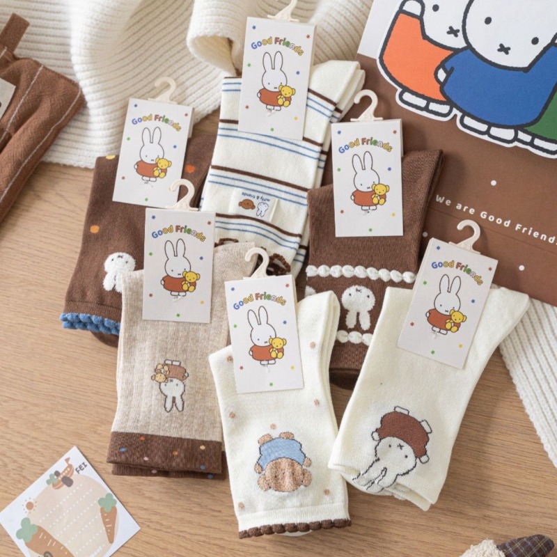 Kawaii Miffy Mid Calf Socks 20 - огляд і ціна Winter Clothing Girls