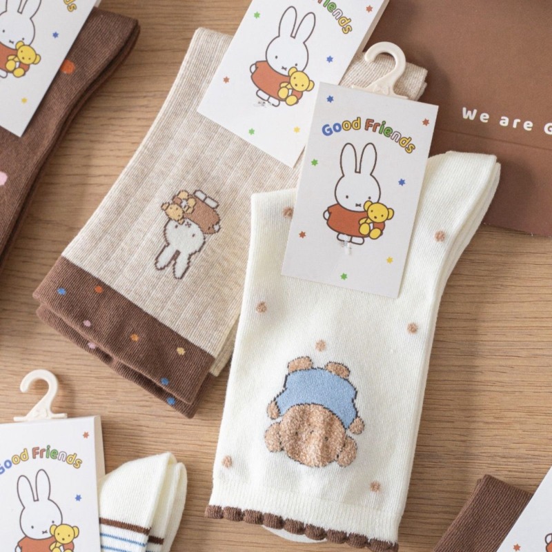 Kawaii Miffy Mid Calf Socks 20 - огляд і ціна Winter Clothing Girls