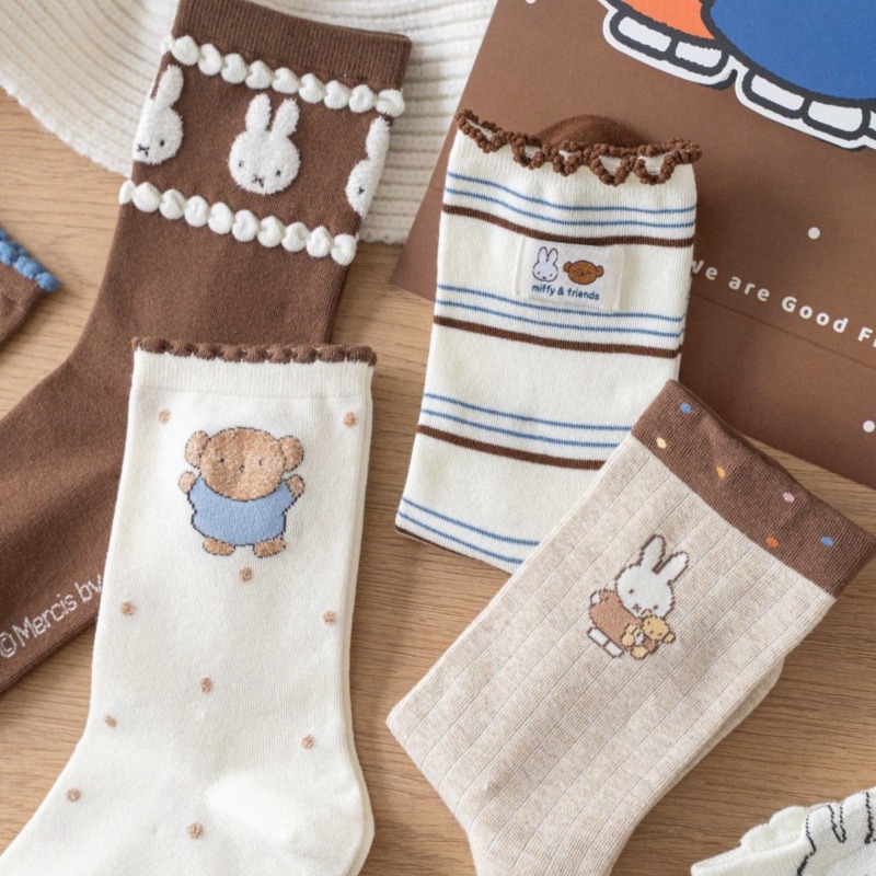 Kawaii Miffy Mid Calf Socks 20 - огляд і ціна Winter Clothing Girls