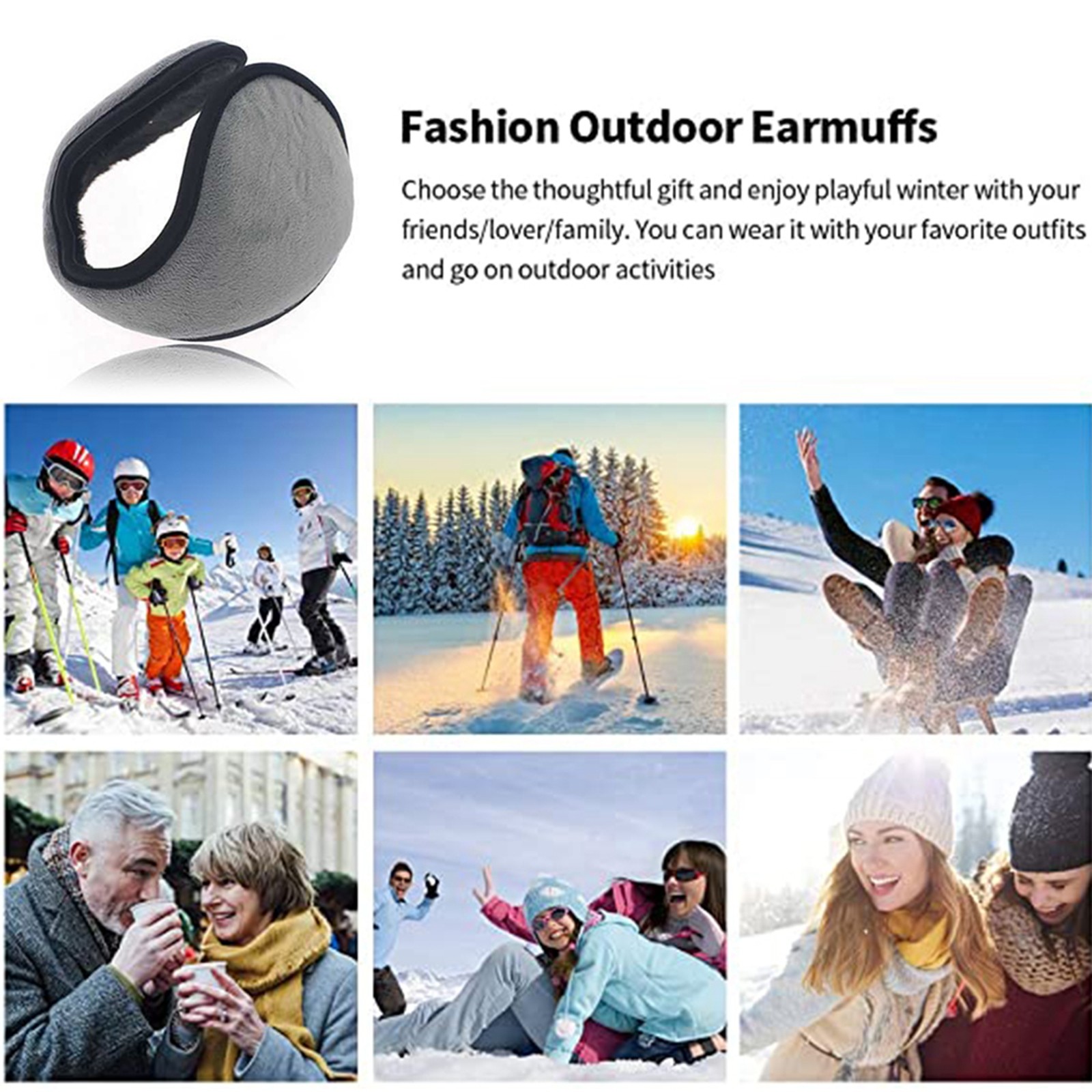Winter Ear Muffs Warm Fleece F - огляд і ціна Ear Muff Foldable